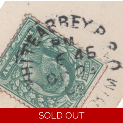 E113 Whiteabbey R.S.O. Co Antrim postmark 1902 on Giant's Causeway UB postcard